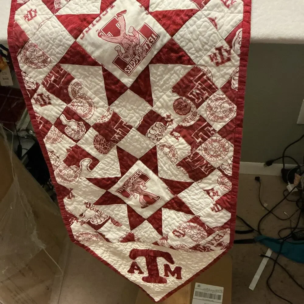 Texas A&M Hand Made Table Runner 3734